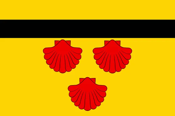 Vlag van Ahrbrueck in Rijnland-Palts — Stockvector