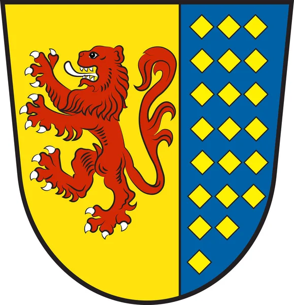 Armoiries Katzenelnbogen in Rhein-Lahn-Kreis of Rhineland-Pal — Image vectorielle