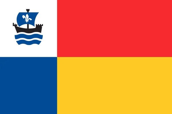 Vlajka Almere Nizozemsko — Stockový vektor