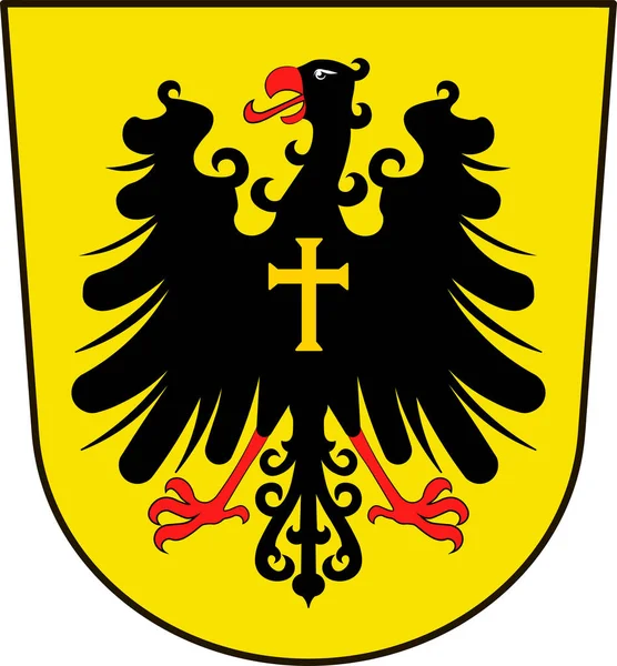 Wapen van Rottweil in Baden-Wuerttemberg, Duitsland — Stockvector