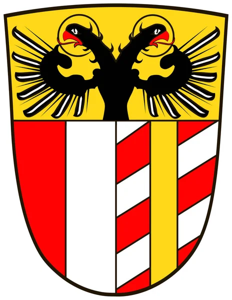 Wappen von Schwaben in Bayern, Deutschland — Stockvektor