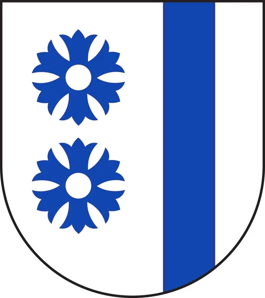 Escudo de Langenberg en Renania del Norte-Westfalia, Alemania — Archivo Imágenes Vectoriales