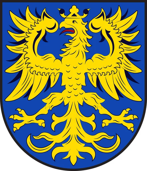 ラインラント・パラティネートのゲルマースハイムの紋章、ドイツ — ストックベクタ
