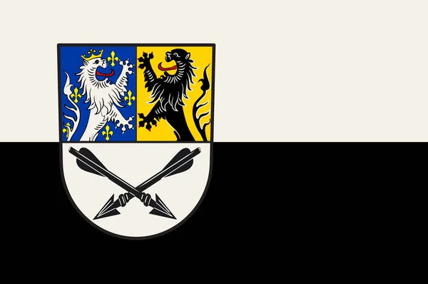 Bandera de Kall en Renania del Norte-Westfalia, Alemania — Archivo Imágenes Vectoriales