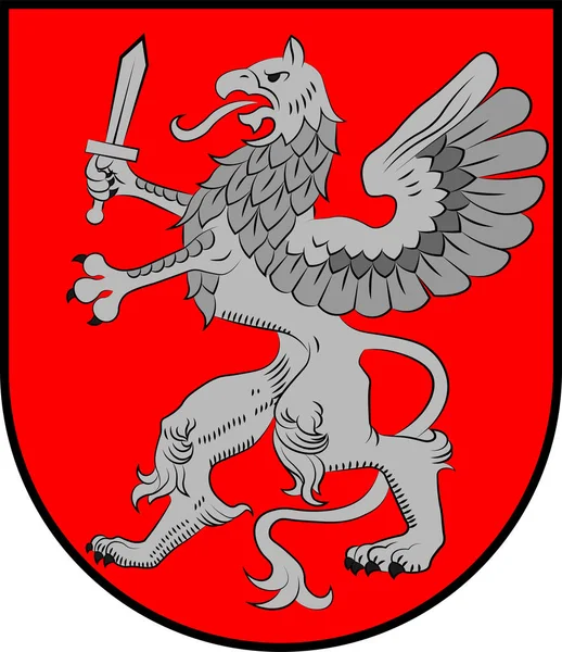 Wappen von vidzeme in Lettland — Stockvektor