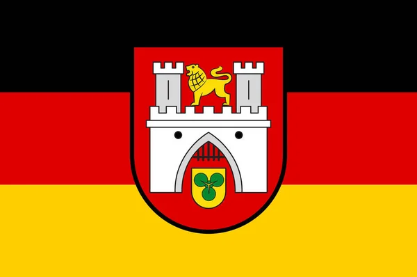 Escudo de Hannover en Baja Sajonia, Alemania — Archivo Imágenes Vectoriales