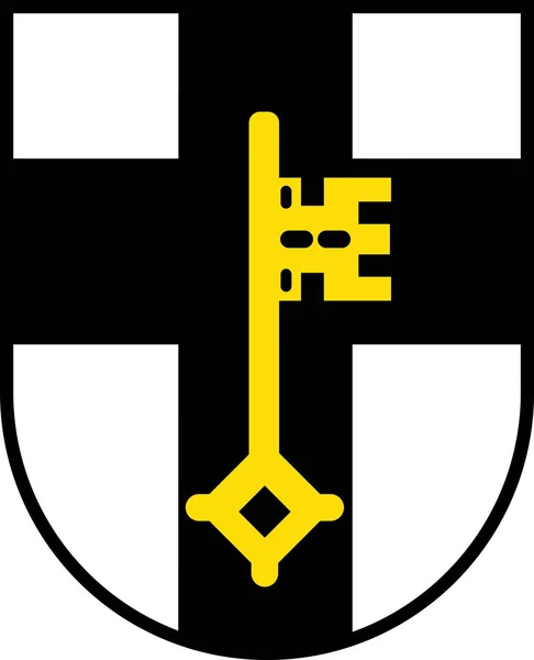 Escudo de Dorsten en Renania del Norte-Westfalia, Alemania — Vector de stock