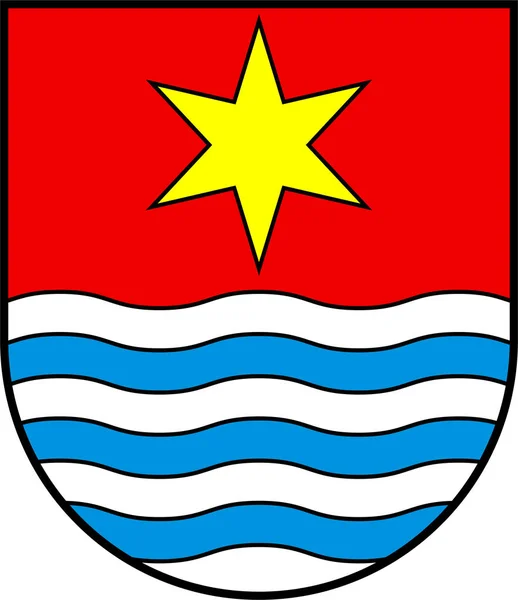 Wappen von Wetingen in der Republik und im Kanton Aargau — Stockvektor