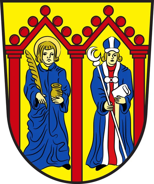 Willebadessen címere, Észak-Rajna – Vesztfália, Németország — Stock Vector