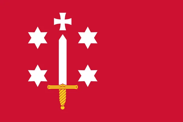Flagge von Haarlem, Niederlande — Stockvektor