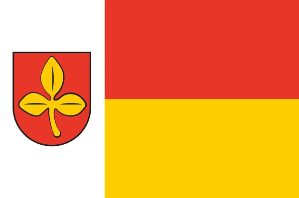 Bandera de Salzkotten en Renania del Norte-Westfalia, Alemania — Vector de stock