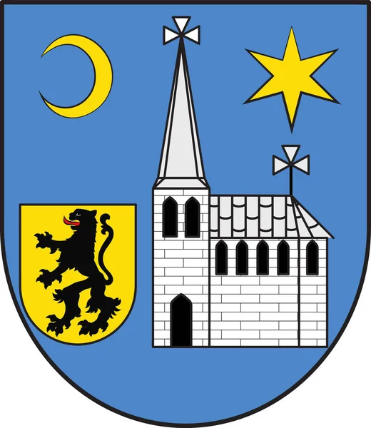 Wappen von Jüchen in Nordrhein-Westfalen, Deutschland — Stockvektor