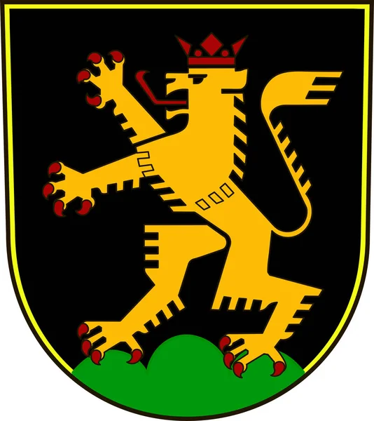 Escudo de Heidelberg en Baden-Wuerttemberg, Alemania — Vector de stock