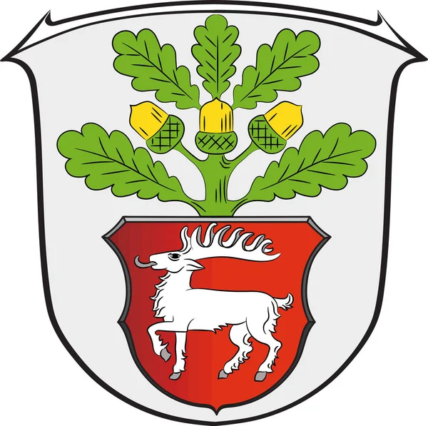 Escudo de Dreieich en Hesse, Alemania . — Vector de stock