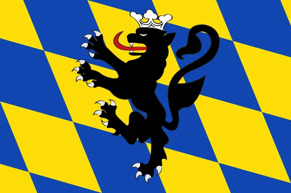 Flag of Beelen in North Rhine-Westphalia, Germany — Stock Vector