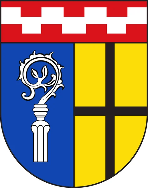 Escudo de armas de Moenchengladbach en Renania del Norte-Westfalia, Germen — Archivo Imágenes Vectoriales