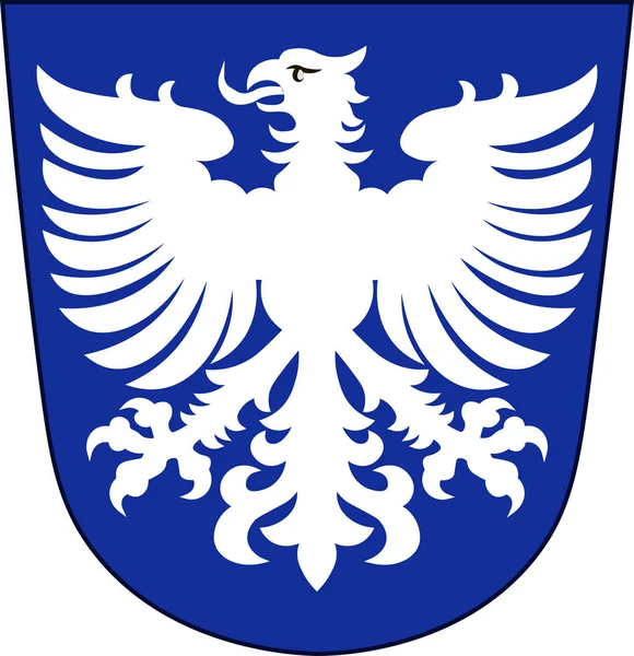 Herb Schweinfurt w dolnej Frankonia w Bawarii, Germa — Wektor stockowy