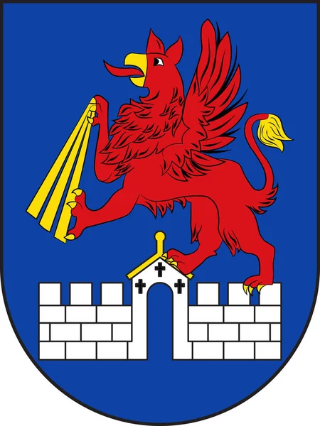 Wappen von anklam in mecklenburg-vorpommern — Stockvektor