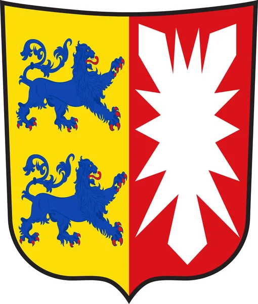 Coat of arms of Schleswig-Holstein in Germany — Stock Vector