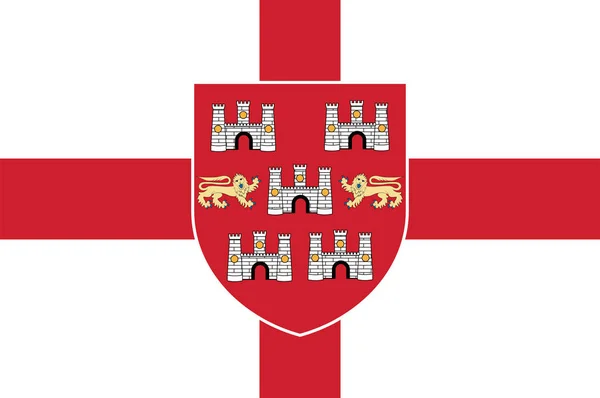 Bandeira de Winchester in Hampshire of England — Vetor de Stock