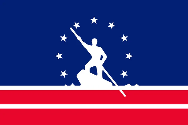 Прапор Річмонд Штат Вірджинія Сша — стоковий вектор
