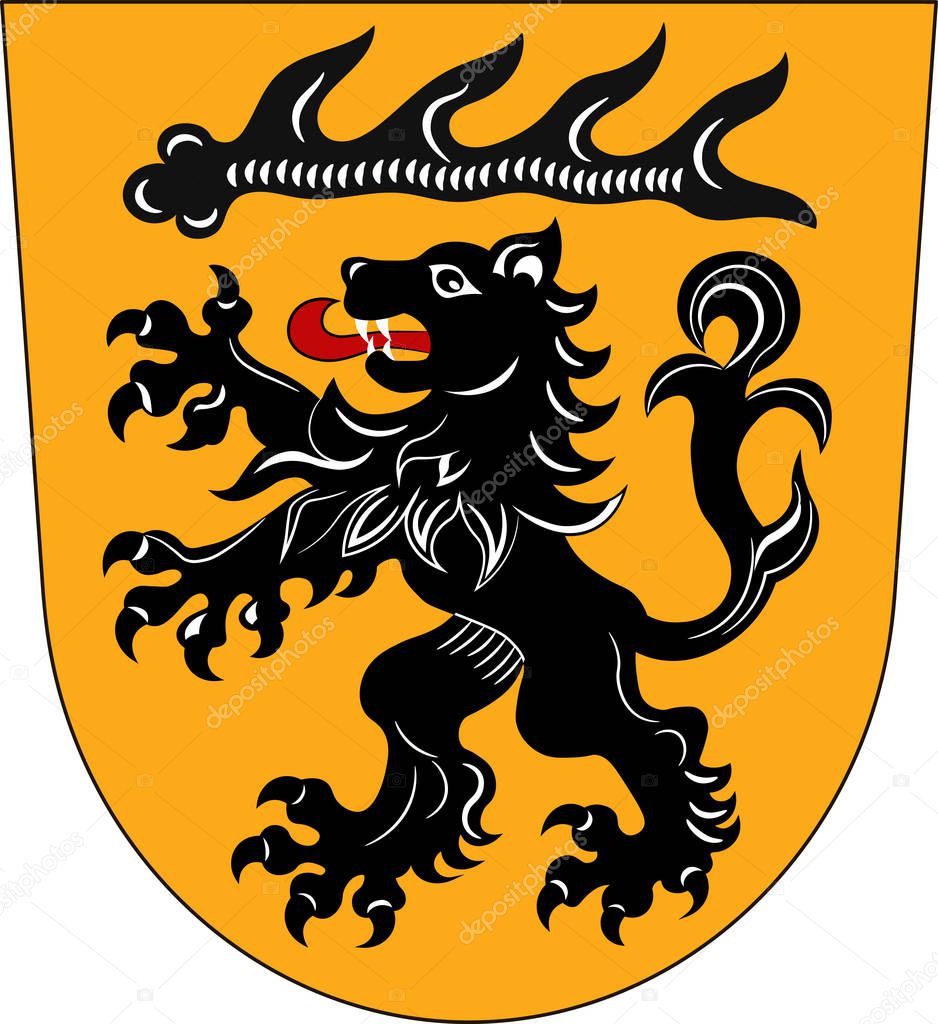 Coat of arms of Goppingen in Baden-Wuerttemberg, Germany