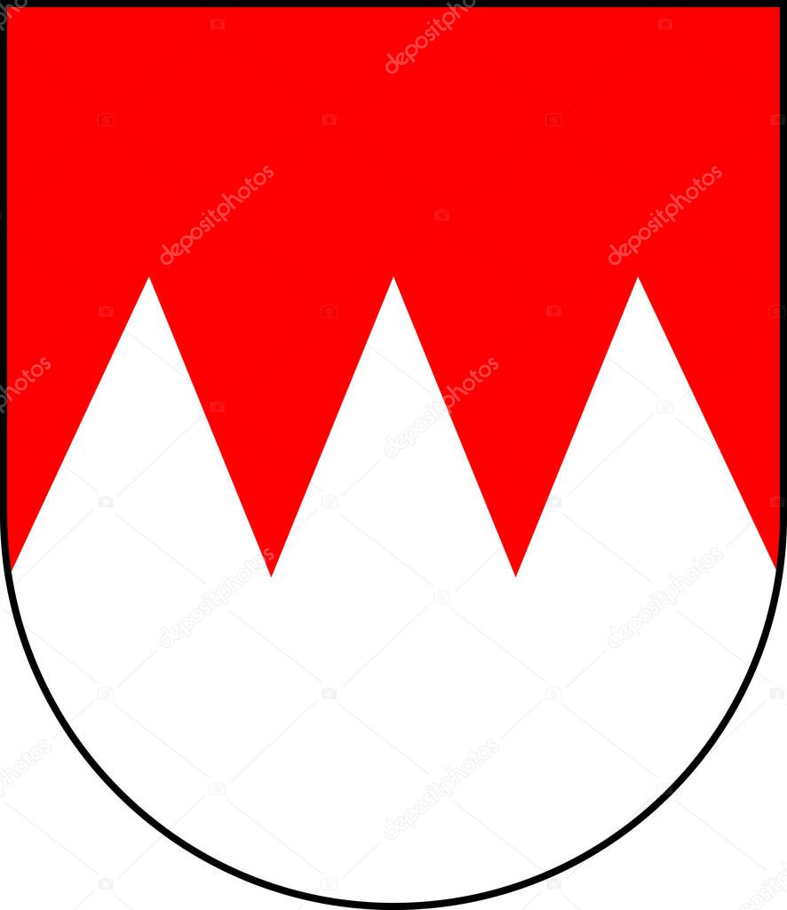Coat of arms of Franconia in Bavaria, Germany