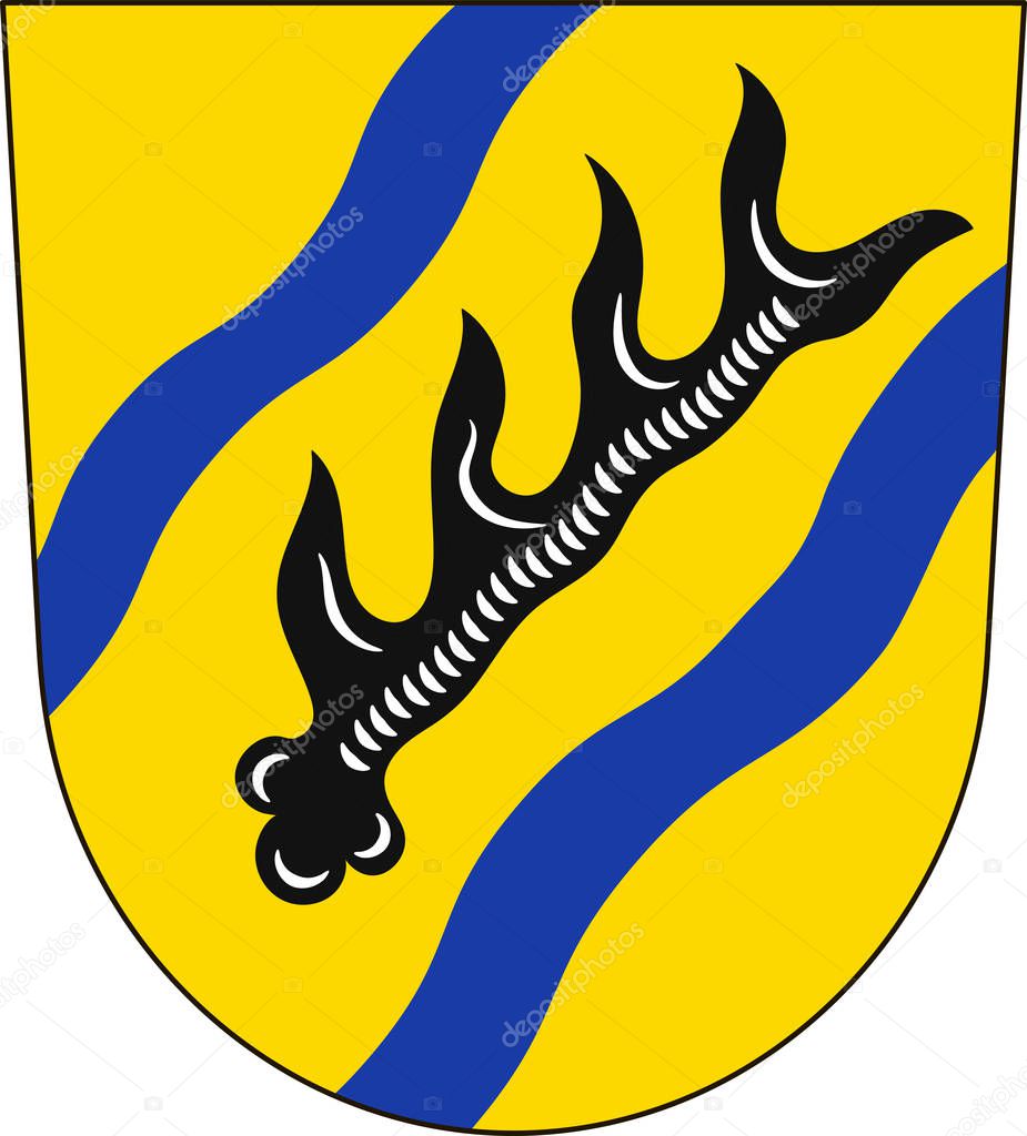 Coat of arms of Rems-Murr in Baden-Wuerttemberg, Germany