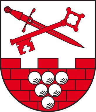 Almanya'da Saksonya-Anhalt'taki Burgenlandkreis arması
