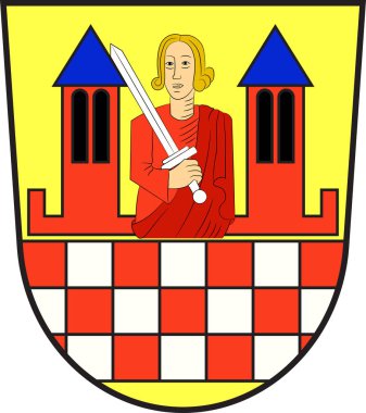 Coat of arms of Iserlohn in North Rhine-Westphalia, Germany clipart