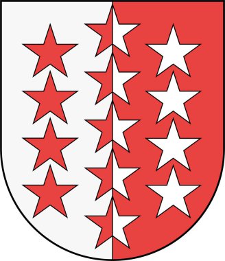 İsviçre'de Valais Kantonu arması