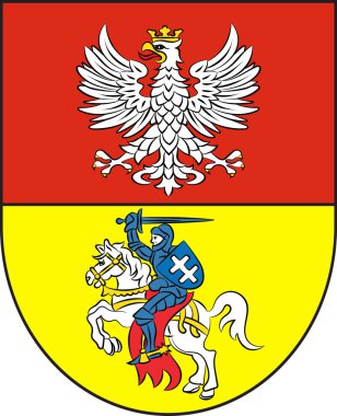 Arması Bialystok Podlaskie Voyvodalığı northeaste içinde