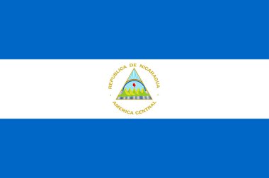 Nikaragua Cumhuriyeti bayrağı