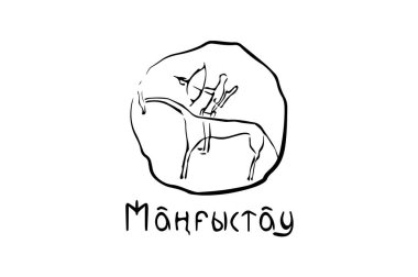 Kazakistan Mangystau Region bayrağı