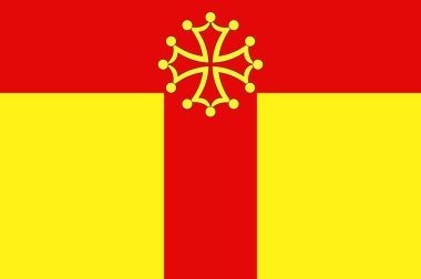 Occitanie içindeki Tarn bayrağı Fransa 'nın bir bölgedir