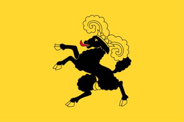 Isviçre 'deki Schaffhausen Kantonu bayrağı