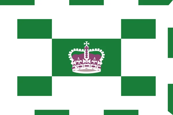 Bandeira de Charlottetown no Canadá — Vetor de Stock