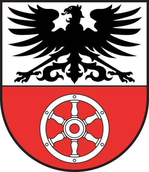 Wappen von Sömmerda in Thüringen in Deutschland — Stockvektor