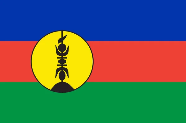 Bandeira da Nova Caledónia —  Vetores de Stock