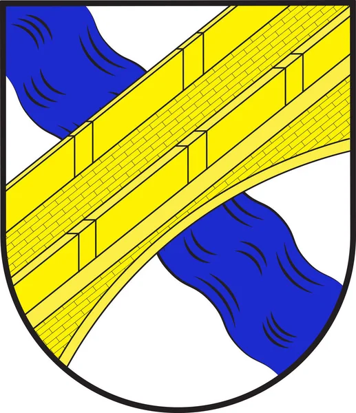 Escudo de armas de Lippetal en Renania del Norte-Westfalia, Alemania — Archivo Imágenes Vectoriales