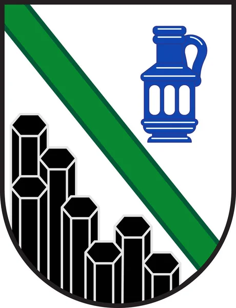 Escudo de armas de Westerwaldkreis de Renania-Palatinado, Alemania — Vector de stock