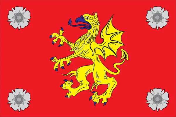 Bandera de Ostergotland County of Sweden — Archivo Imágenes Vectoriales