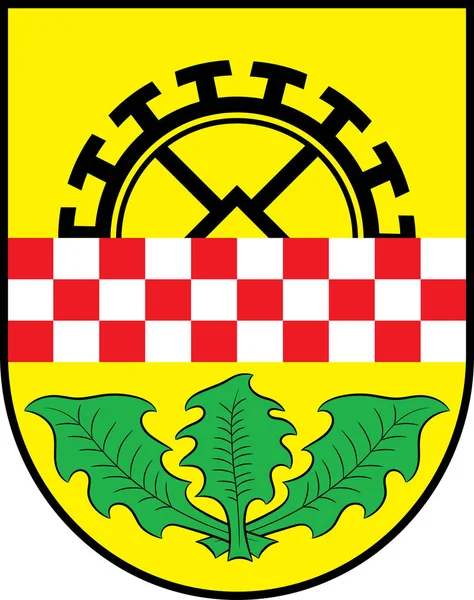 Herb miasta Schalksmuehle w Nadrenii Północnej-Westfalii, Niemcy — Wektor stockowy