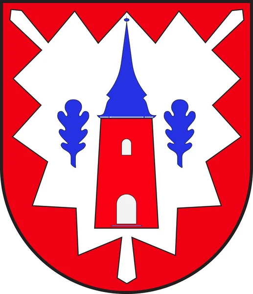 Stemma di Kaltenkirchen nello Schleswig-Holstein in Germania — Vettoriale Stock