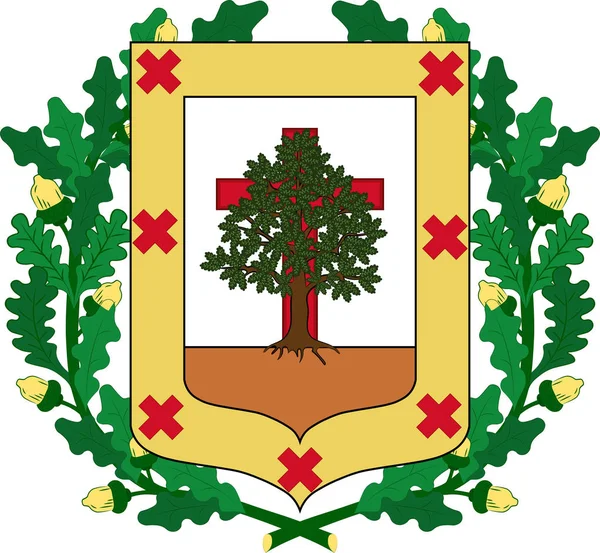 Εθνόσημο του Βισκαϊκού στη χώρα των Βάσκων στην Ισπανία — Διανυσματικό Αρχείο