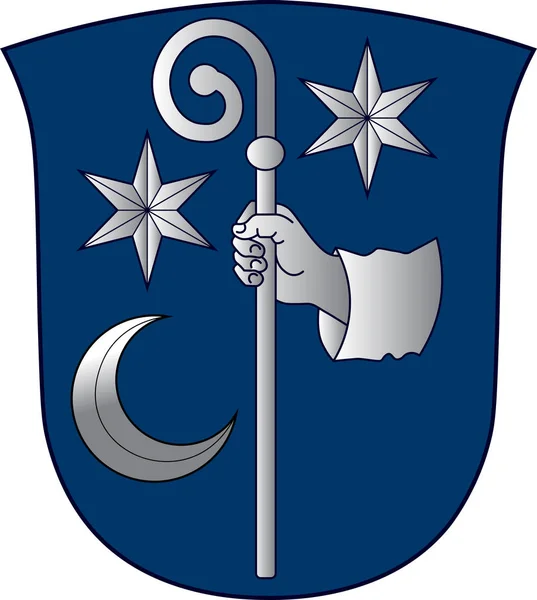 Wappen von soro ist eine gemeinde in zealand region von denm — Stockvektor