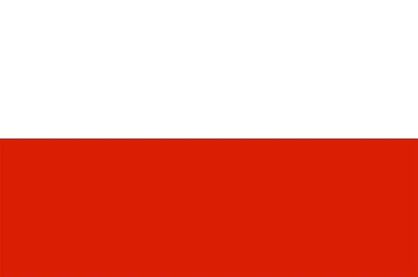 Vlag van Opper-Oostenrijk in Oostenrijk — Stockvector