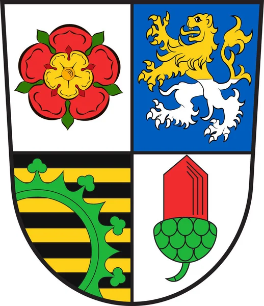 Altenburger wappen in thüringen in deutschland — Stockvektor