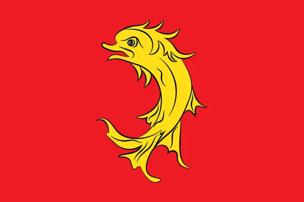 Flaga Loary w regionie Owernia-Rodan-Alpy we Francji — Wektor stockowy