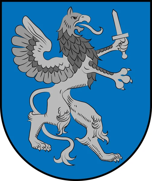 Escudo de armas de Latgale en Letonia — Archivo Imágenes Vectoriales